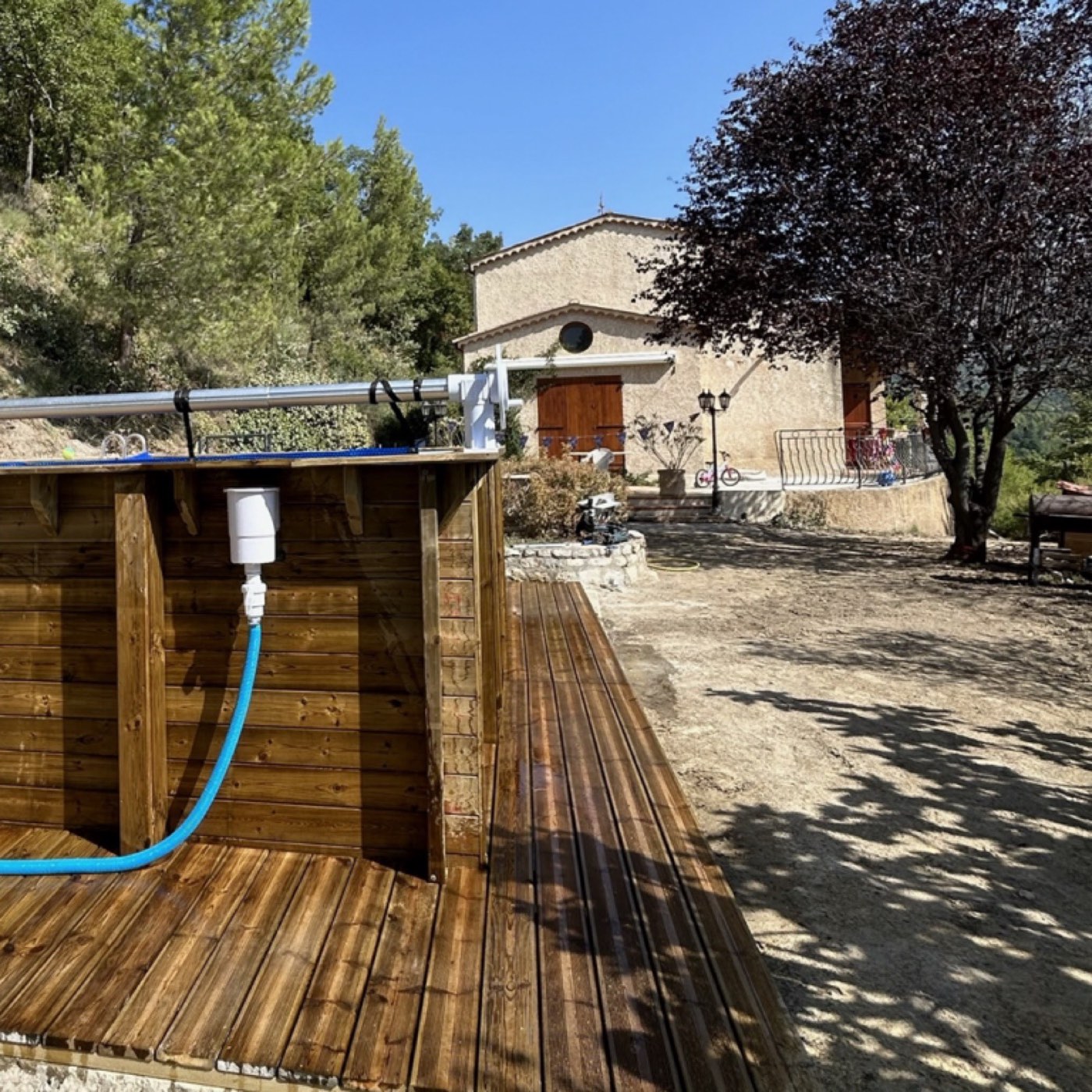 Après — Piscine bois et terrasse sur mesure
