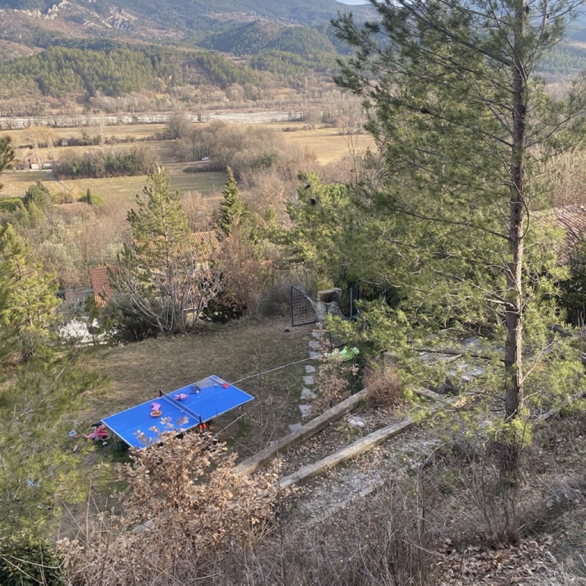 Avant — Piscine bois avec vue sur la vallée