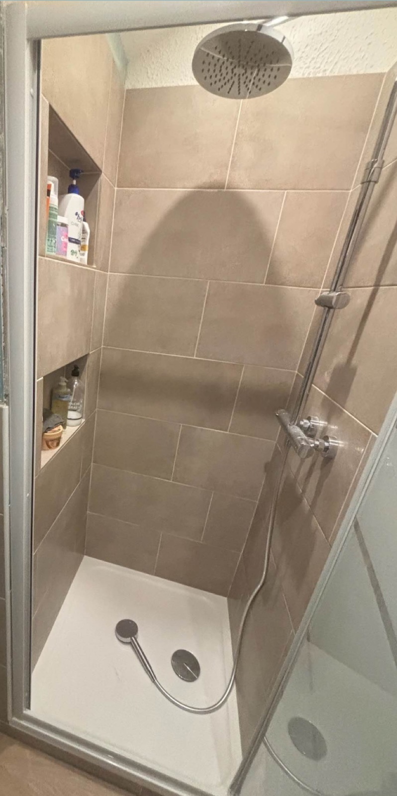 Après — Création d’une douche à l’italienne