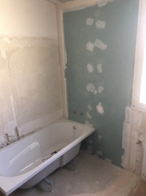 Carrelage — chantier JHS Entreprise