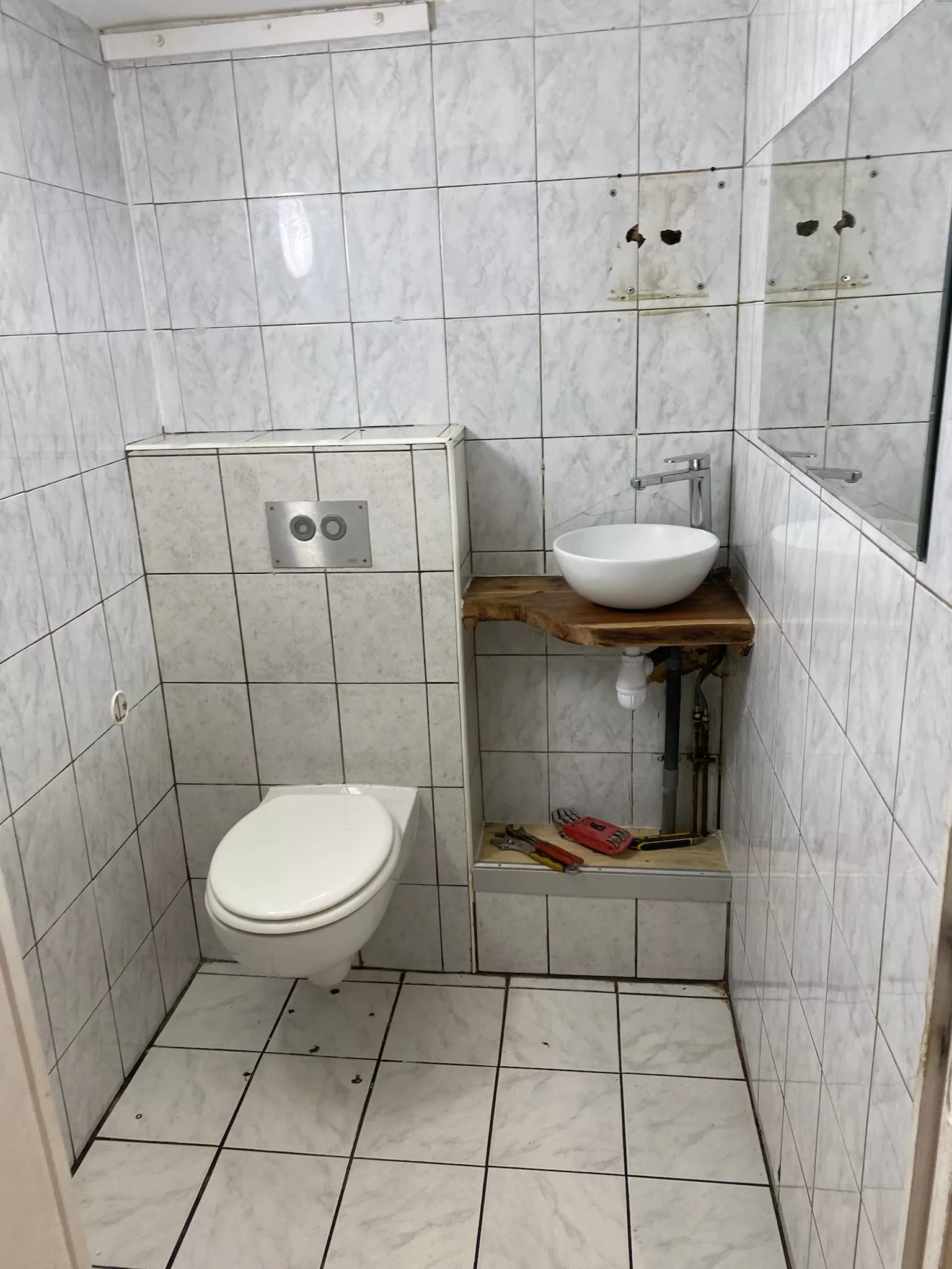 Carrelage — chantier JHS Entreprise