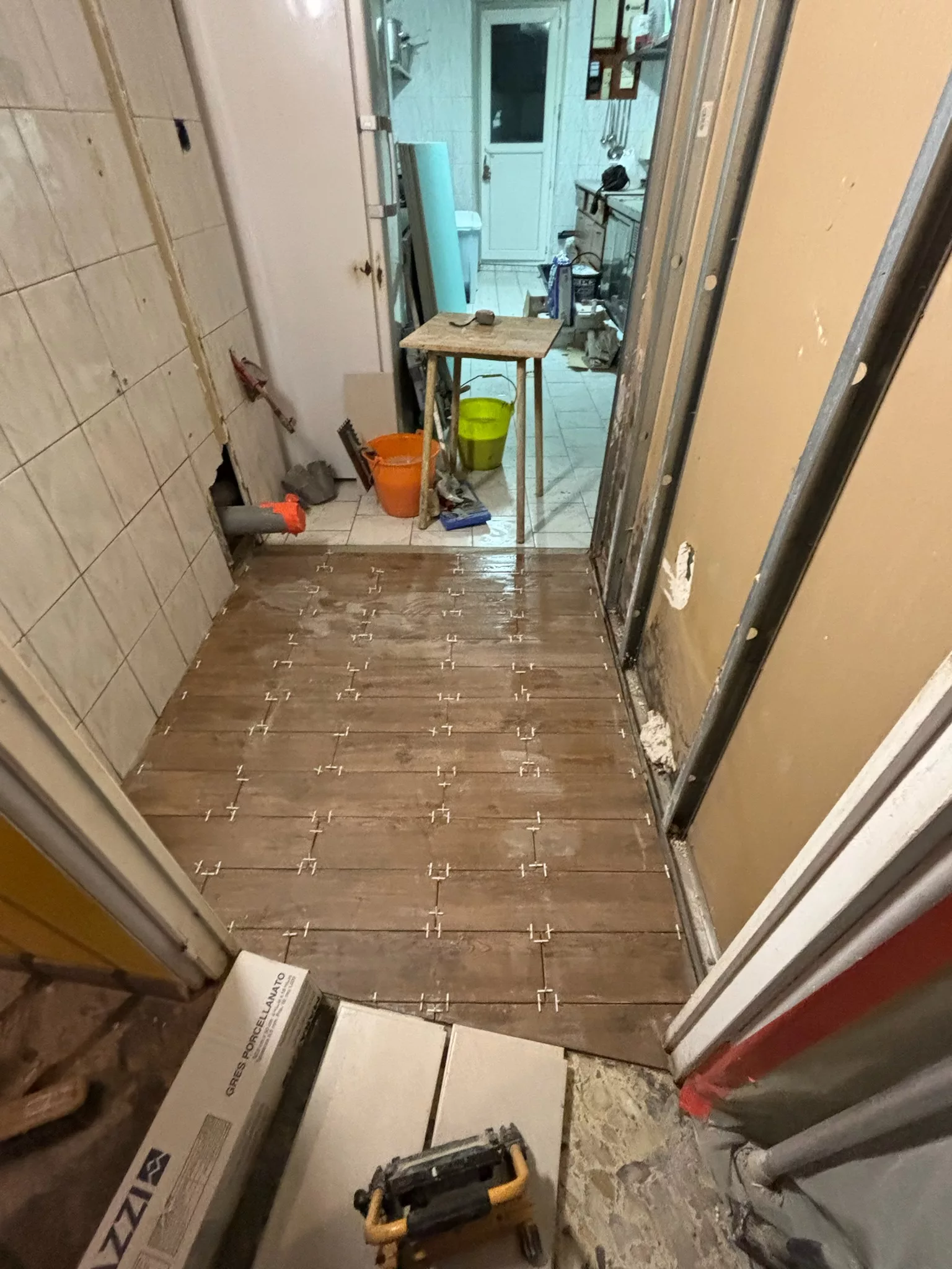 Carrelage — chantier JHS Entreprise