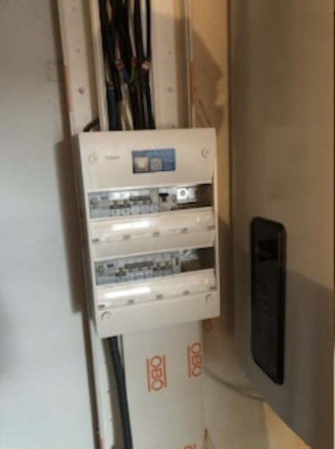 Électricité — chantier JHS Entreprise