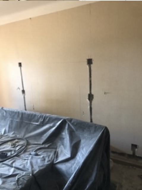 Électricité — chantier JHS Entreprise