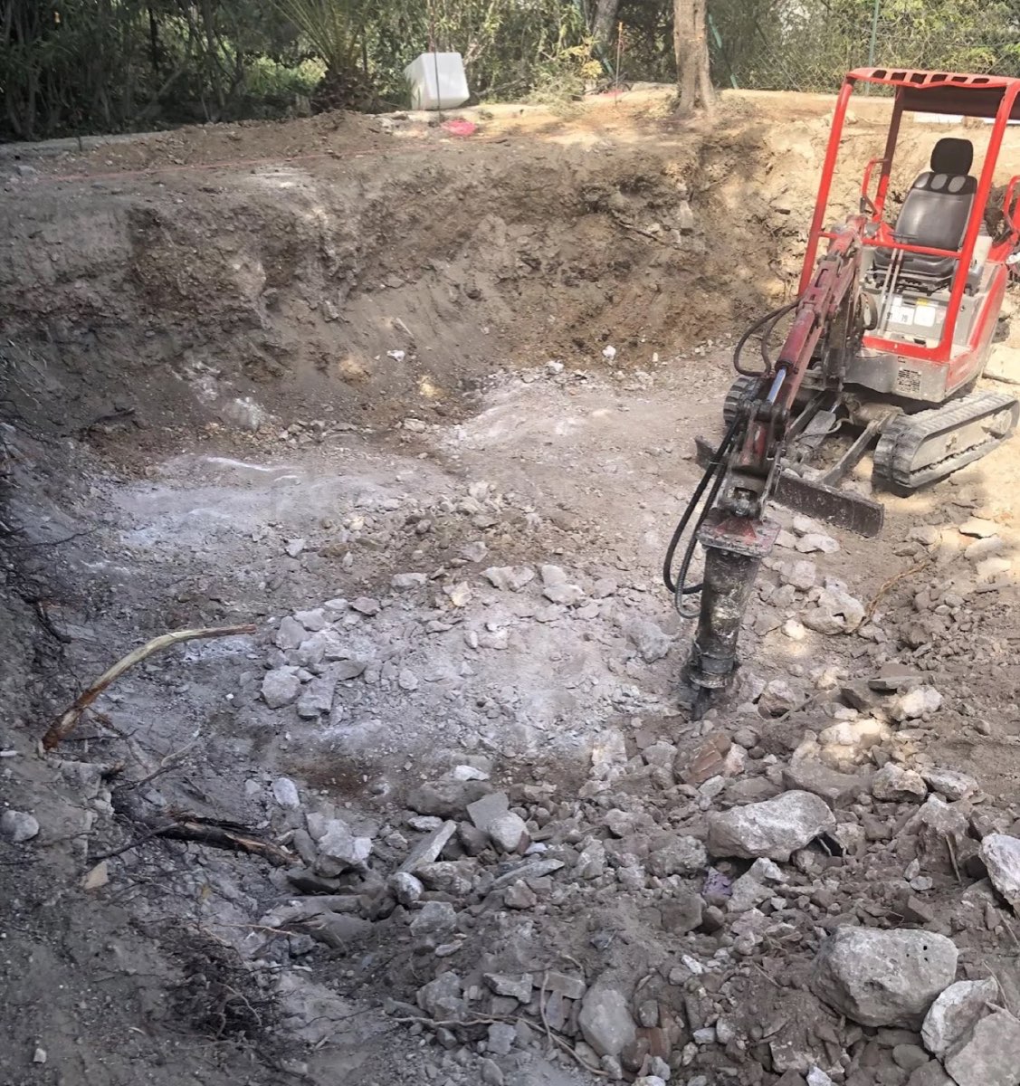 Piscines — chantier JHS Entreprise